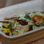 Tobasco baked eggs