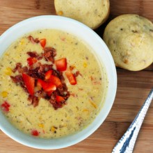Roasted corn chowder recipe