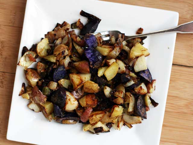 Fried-potato-recipe Fried potatoes recipe