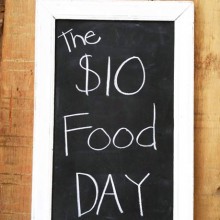 The $10 Food Day