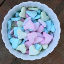 Homemade candy hearts recipe