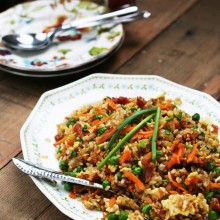 Bacon fried rice recipe