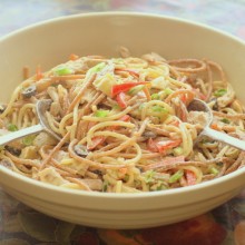 Chicken spaghetti salad recipe