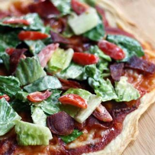 BLT pizza: Combining the best sandwich every with pizza - what's not to love? Click through for recipe.
