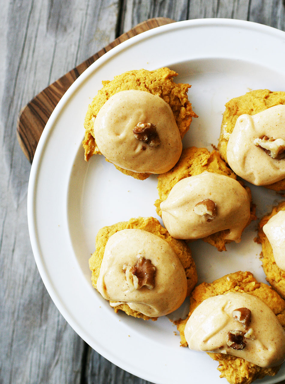 Gluten-free directions: These moist pumpkin cookies turned out just as good with gluten-free flour!