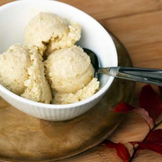 Homemade pear ice cream recipe: Make homemade ice cream without an ice cream maker!