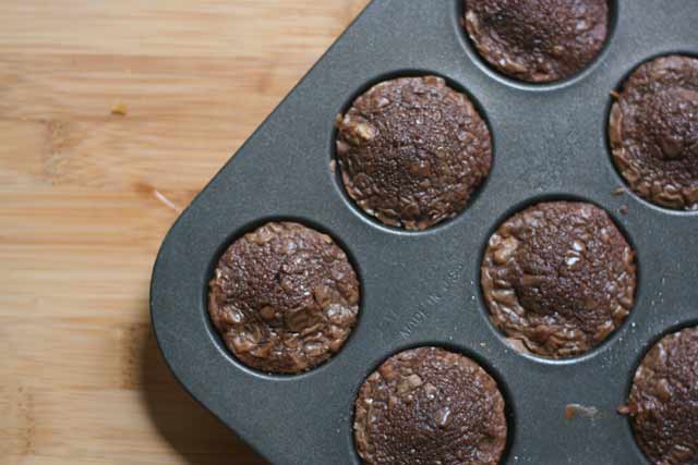 Three ingredient Nutella brownies. Fast and easy - and delicious.