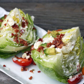 Cheap wedge salad recipe with blue cheese dressing: just 89 cents per serving!