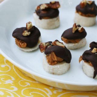 Chocolate peanut butter banana bites: So cheap, and so easy! Make this recipe ASAP!