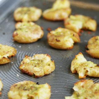Crispy smashed potatoes recipe: The crispiest oven-baked potatoes you'll ever eat!