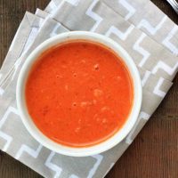 A slightly spicy tomato soup recipe