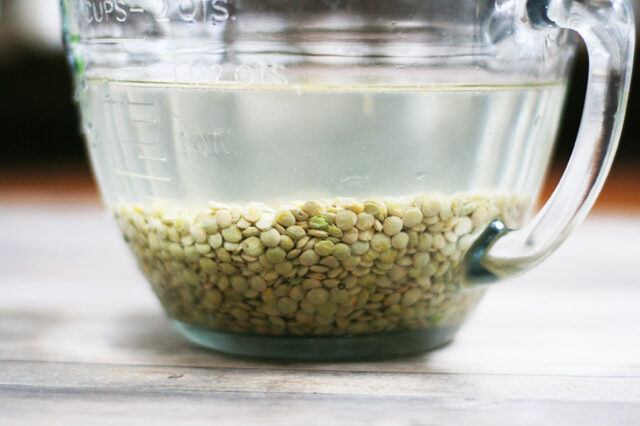 Soaking lentils before cooking them helps aid in digestion. Click through to find out how to make perfect lentils!