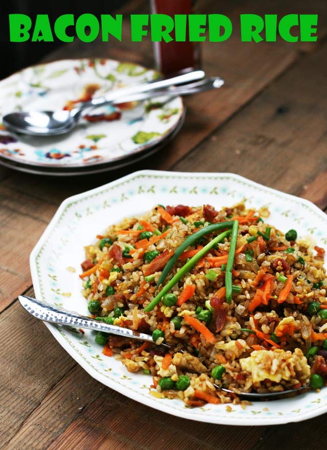 Bacon fried rice recipe