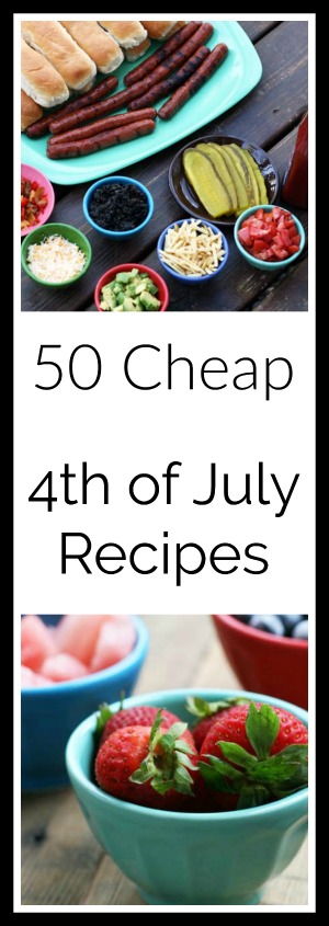 Get 50 cheap recipes for the 4th of July!