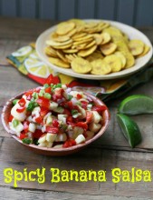 Spicy banana salsa recipe