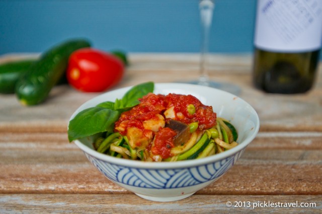 Farm fresh spaghetti