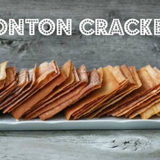 Wonton crackers recipe from Cheap Recipe Blog