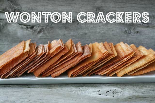 Wonton crackers recipe from Cheap Recipe Blog