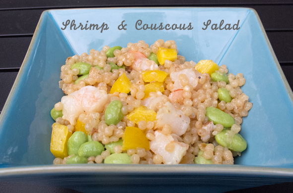 Shrimp and couscous salad