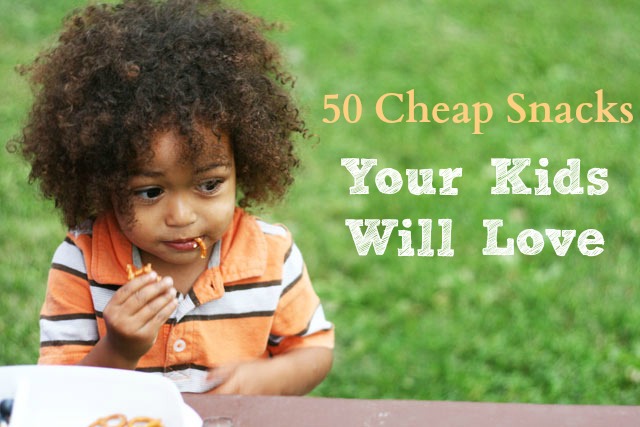 50 cheap snack ideas for children, from Cheap Recipe Blog