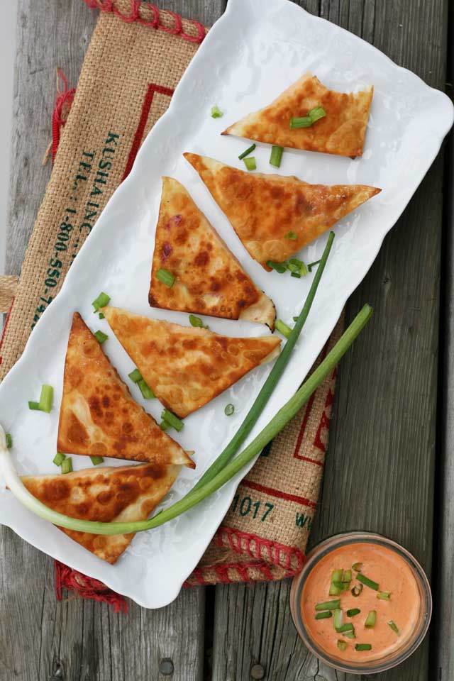 Buffalo Chicken Wontons Recipe