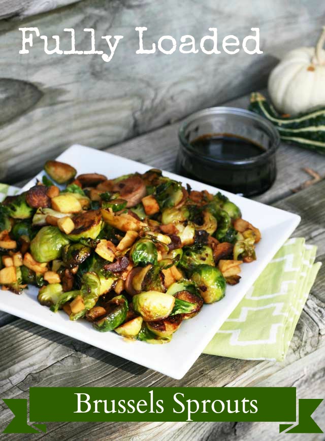 Fully loaded Brussels sprouts. THIS, my friends, is the Brussels sprouts recipe to end all other Brussels sprouts recipes. Repin to save!