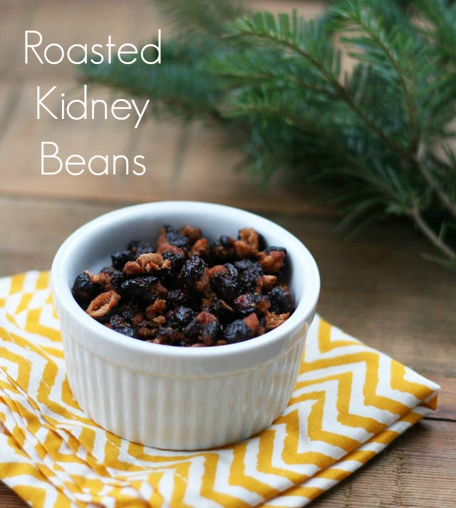 Do you like roasted chickpeas? Then you'll love these roasted kidney beans. Addictive and delicious!