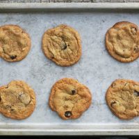 Homemade peanut butter is used to make these peanut butter cookies, from Cheap Recipe Blog