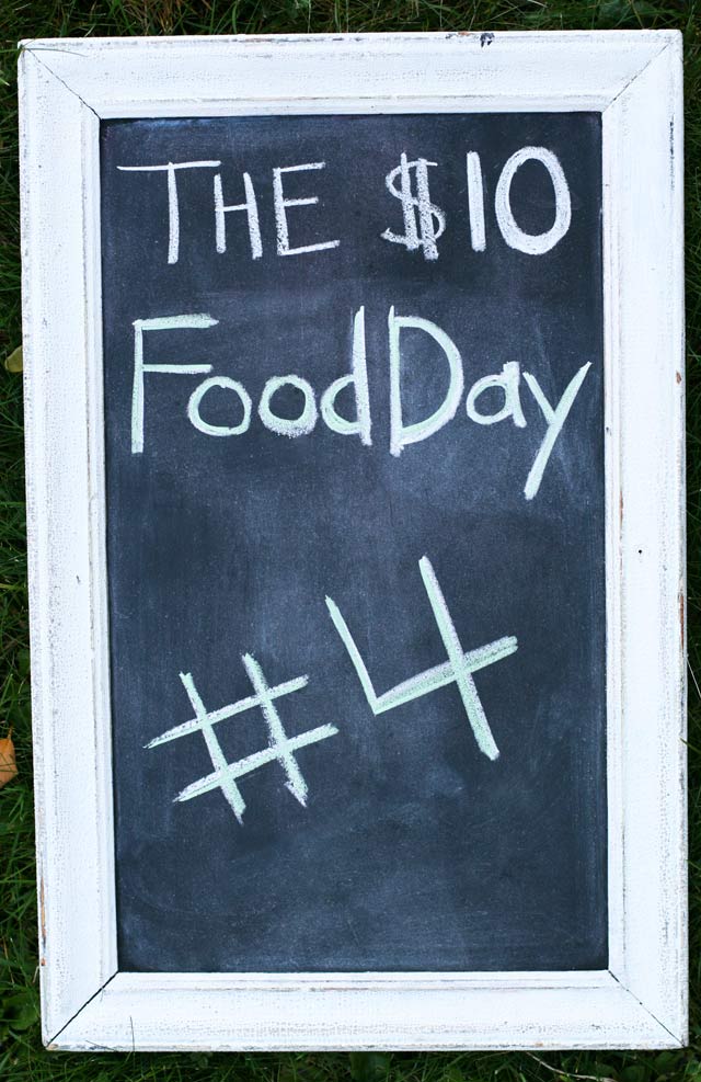 The $10 Food Day #4. Four cheap recipes to feed four people. Repin to save!