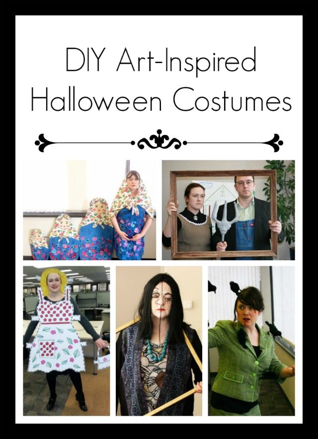 Art-inspired DIY Halloween costumes. Click through for all photos!