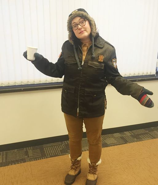 Marge Gunderson costume, inspired by the movie Fargo. Click through for more creative Halloween costume ideas!