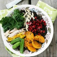 Fruited wild rice bowls. They're healthy! Click through for recipe!