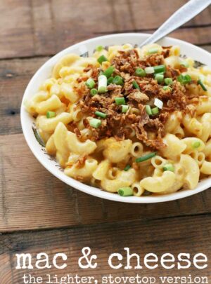 Lightened-Up, Stovetop Mac & Cheese