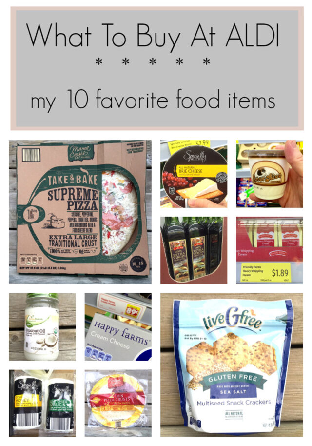 What to buy at ALDI: My 10 favorite food items. Click through to see the best deals!