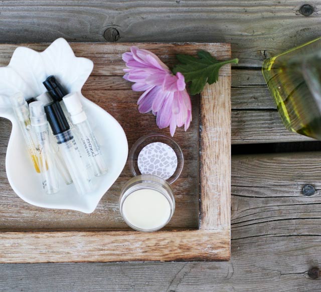 How to make solid perfume out of perfume samples. 