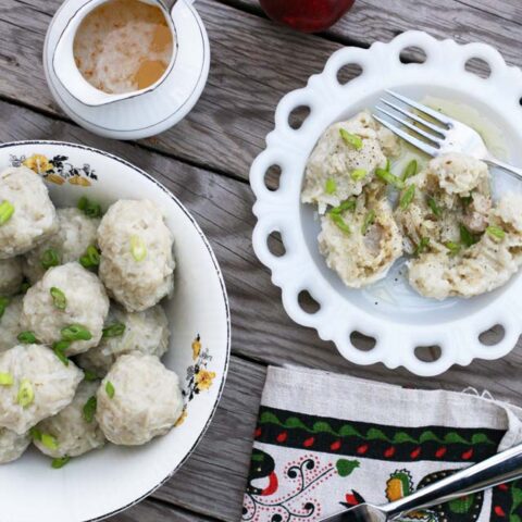 How to make Norwegian potato dumplings (potato klub)