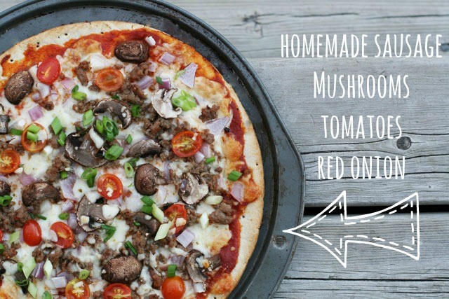 How to make homemade sausage for pizza. Click through for instructions.
