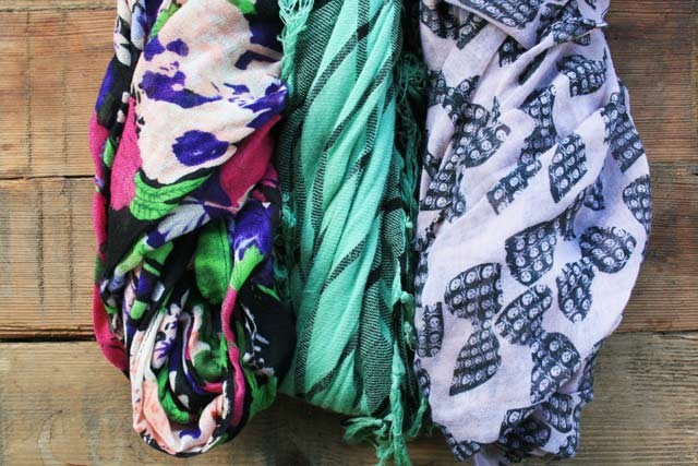 Buying pretty scarves at thrift shops: Plus other thrift shop Items I have purchased.