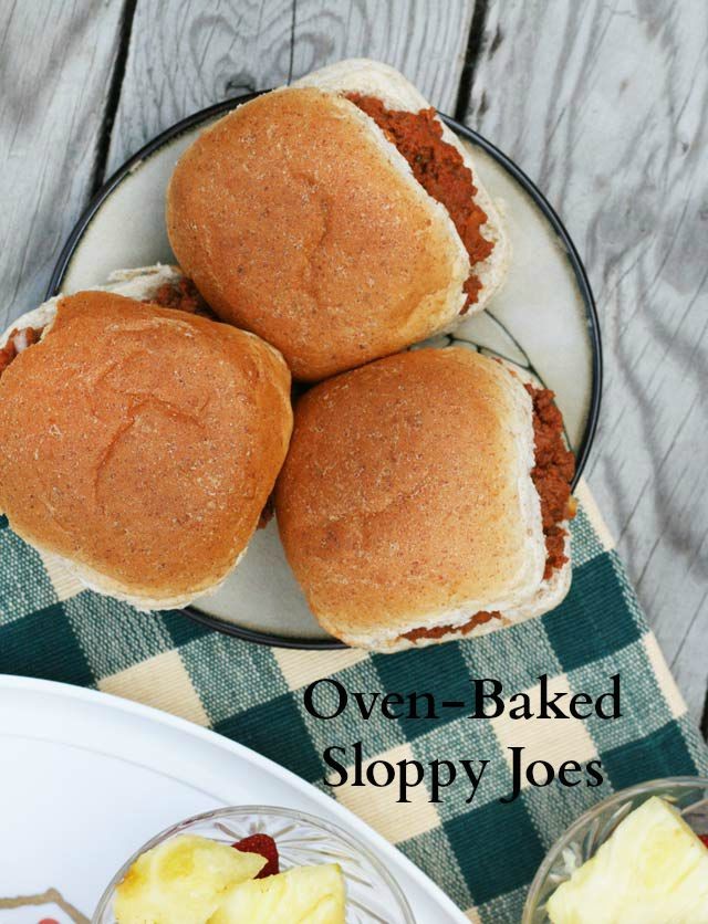 Oven-baked Sloppy Joes. The only way I make them!