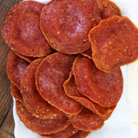 Instructions for making homemade salami crackers. A great low-carb substitute for traditional crackers.