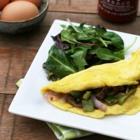 Learn how to make a very fluffy omelette. One easy trick makes all the difference. Click through for instructions!