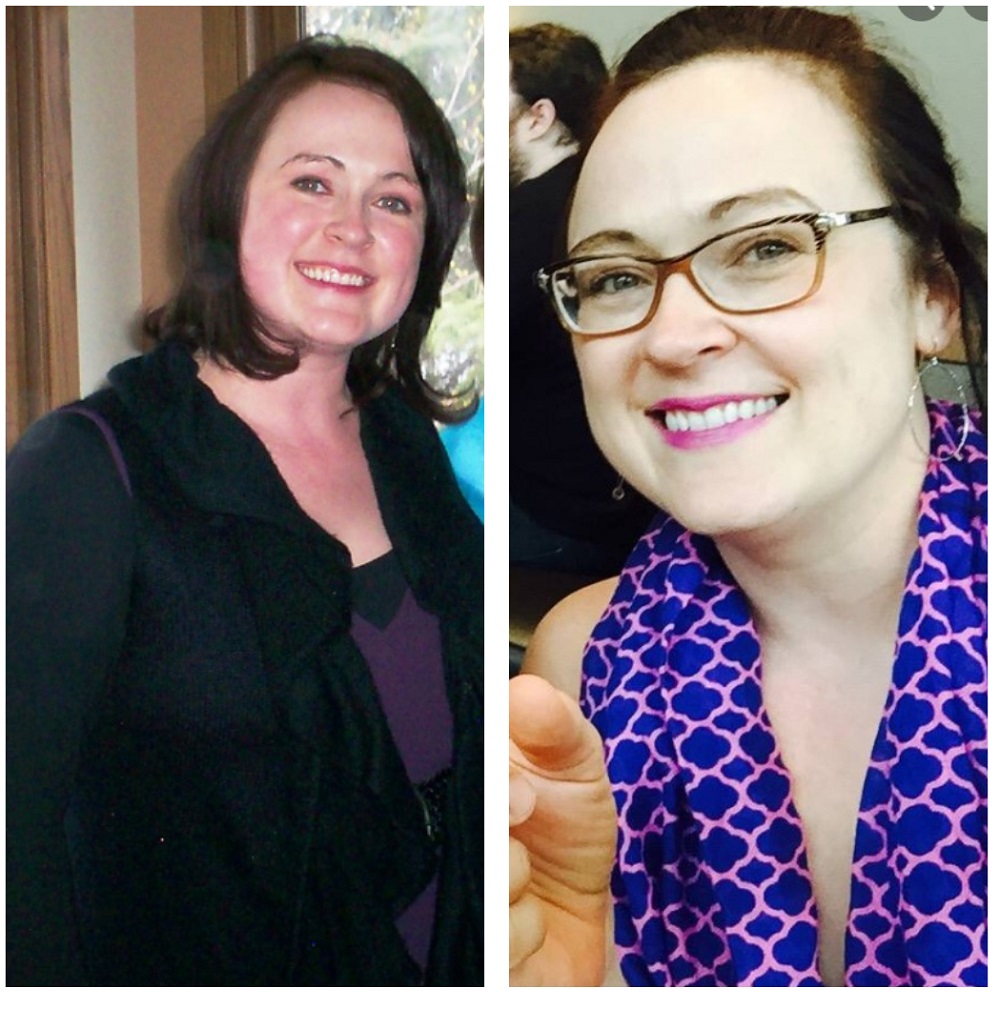 Before and after my House of Colour consultation: These photos were taken about 10 years apart! Click through to read my full review.