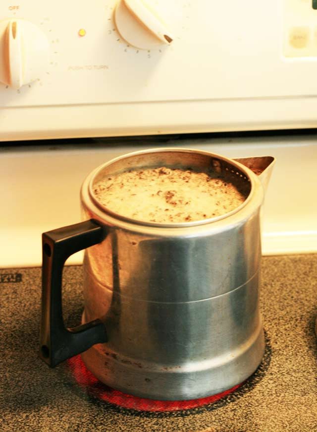 Get instructions for making Norwegian egg coffee. Click through for recipe.