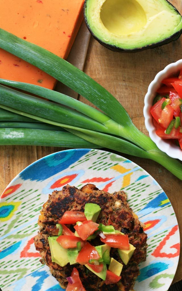 Make delicious black bean burgers out of kitchen scraps! Click through for recipe.