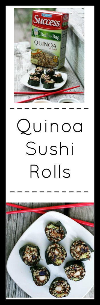 Learn to make quinoa sushi rolls. Quinoa gives sushi rolls a delicious nutty flavor. Give them a try!