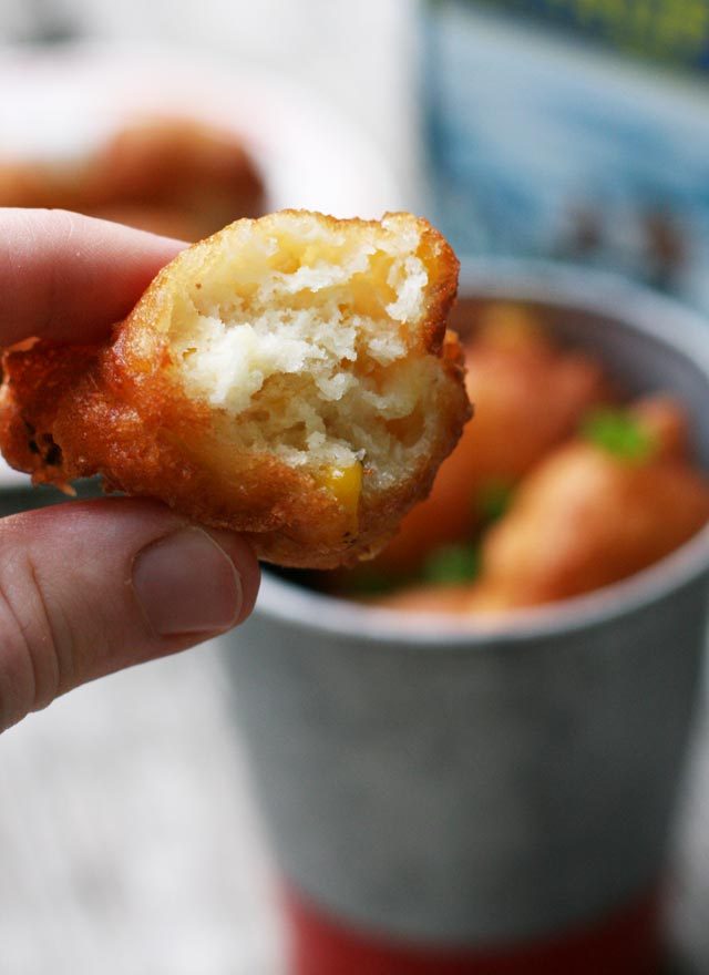 Corn fritters with homemade maple butter: Get the recipe and try this fair-inspired food at home!