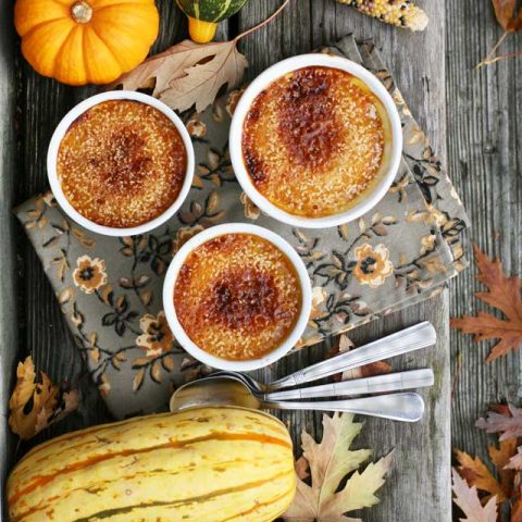 Sesame squash brulee: A totally different squash recipe, with a sweet, crunchy topping which can be made using a broiler.