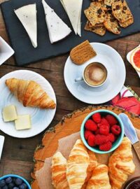 European-style breakfast bar: A simple DIY breakfast or brunch idea.