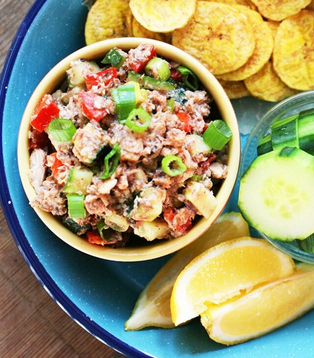 Paleo sardine salad - Use this as a cracker spread, dip or just eat it. This is your intro to sardines!