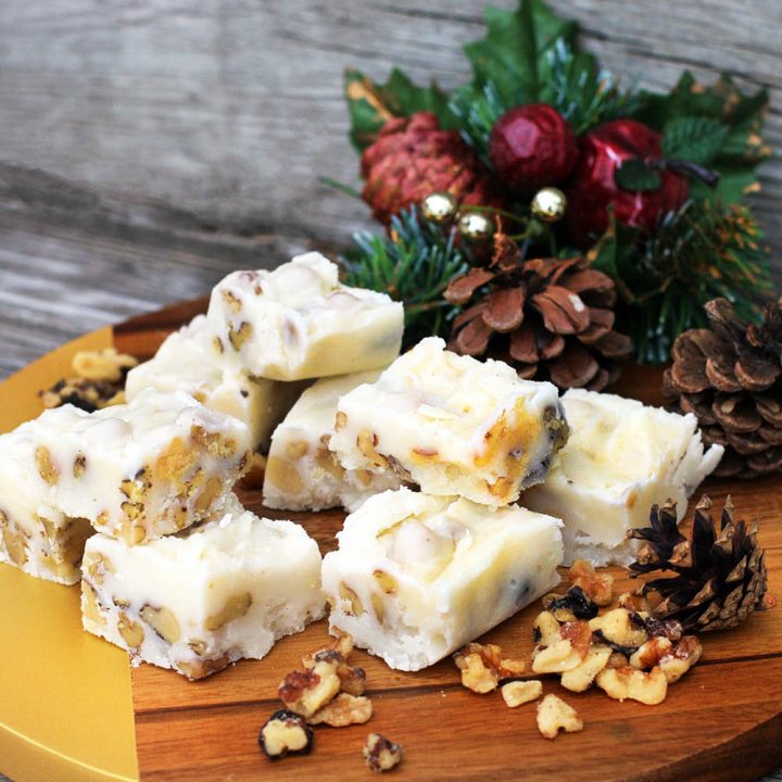 Sour cream fudge: An old-fashioned fudge recipe with a slight tang. My grandma made this every year!